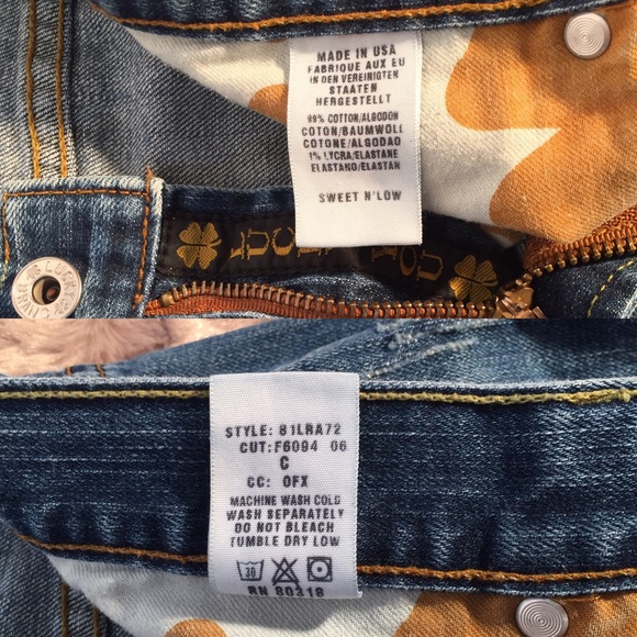 Lucky Brand Sweet & Low Bootcut Jeans Size 12/31 - Picture 8 of 8
